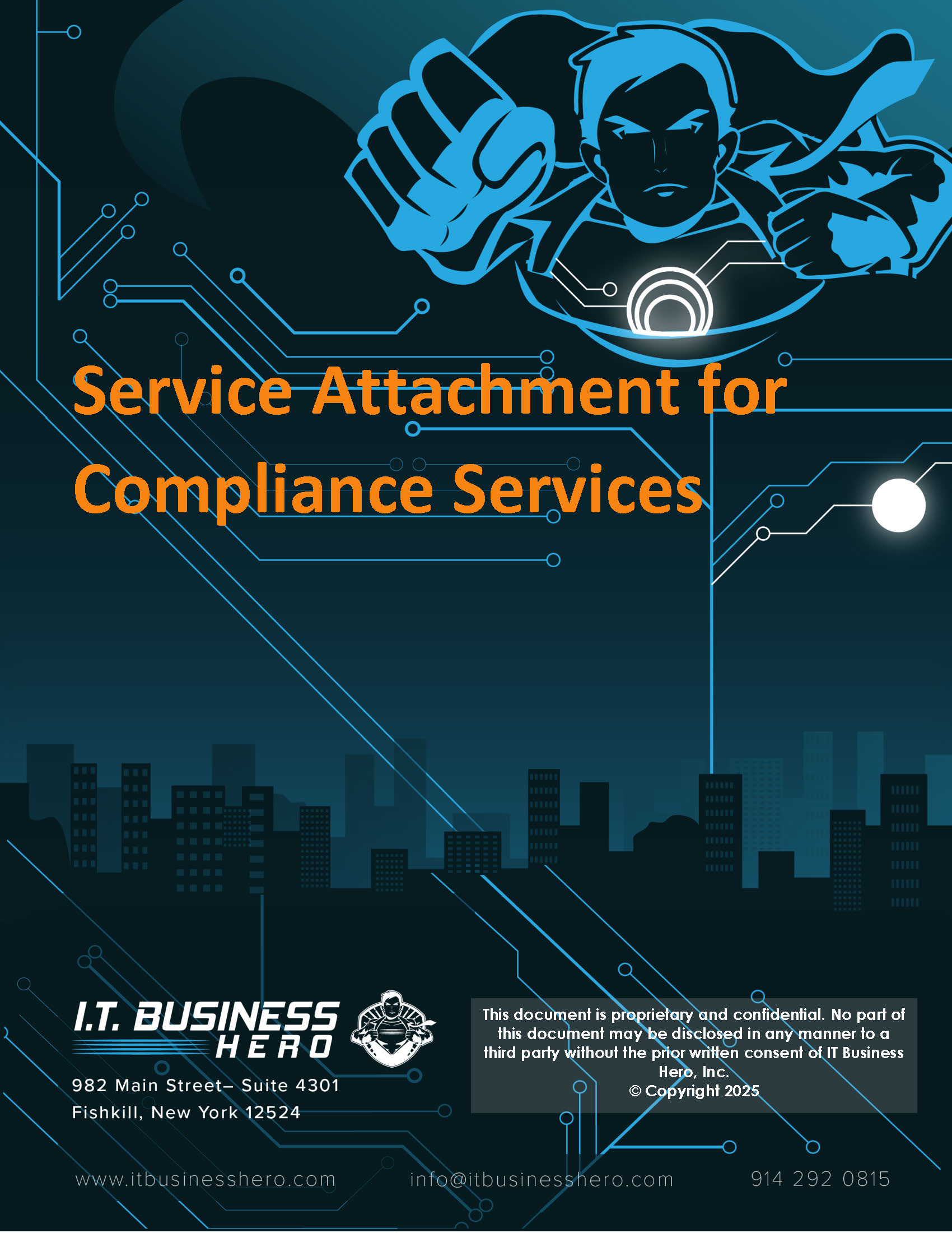 Service Attachment for Compliance Services