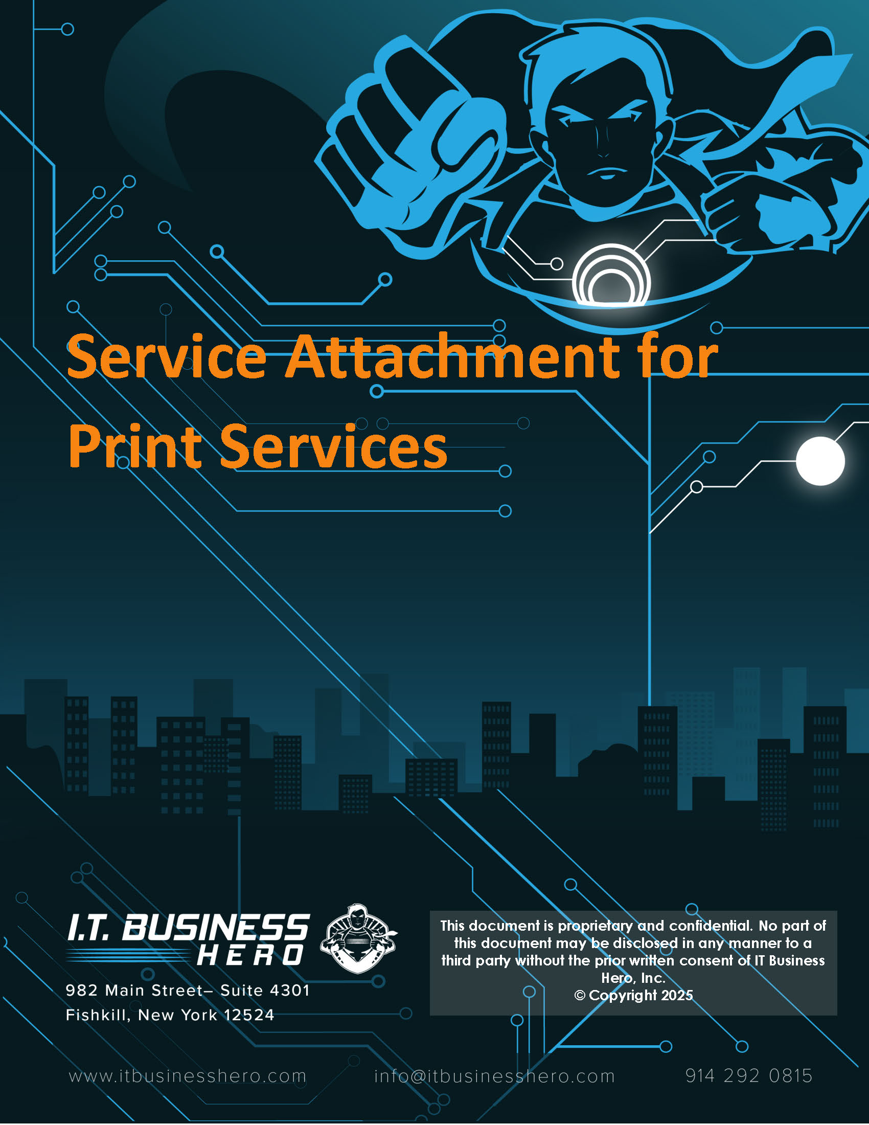 Service Attachment for Print Services